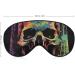 Skull Art Sleep Eye Mask | Elastic Strap/Headband for Women Men | Sleep Travel Nap - Buy Online on GoSupps.com
