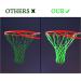 Glow in The Dark Basketball Hoop Net - All Weather Nylon Standard Net for Outdoor Sports - Buy Online on GoSupps.com