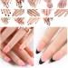 Ruarby Short Almond Press on Nail French Bowknot Fake Nail Acrylic False Nail Artificial Nail Glues on Nail for Womens Girls - Buy Online on GoSupps.com