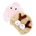 2 Pieces Kids Hair Drying Towel Wrap Hair Dry Cap Quick Drying Hair Turban Quick Drying Hair Towel Hair Drying Wraps Elk and Pink Big Lips