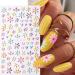 5D Self Adhesive Flower Nail Stickers - Colorful Daisy Nail Decals for Women - 6 Sheets - Buy Online on GoSupps.com