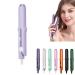 TANGERINR Gadgetcab Curling Iron Gadgetcab Mini Curling Iron 2-In-1 Mini Curling Wand &Flat Iron Hair Straightener Mini Dual-Purpose Curling Iron (Taro Purple)