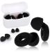 Ear Plugs Noise Cancelling Ear Plugs for Sleeping Swimming Studying Working Concert Ear Plugs with 3-Layer Noise Reduction (Black)