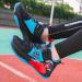 Adoff Basketball Shoes for Children | Casual Board & Sports Shoes | EU Size 35 - Black/Blue - Buy Online on GoSupps.com