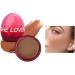 Blush Palette - Waterproof Velvet Cream Blusher for Face No Smudging Easily Push Blush Palette for Dating Home Working Shopping Gathering Traveling Hersil 01# Bronze - Buy Online on GoSupps.com