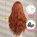 OUFEI Long Wavy Ginger Wigs for Women | Natural Synthetic Heat Resistant Wigs for Daily Party & Cosplay Wear - Buy Online on GoSupps.com