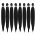 Pre-Stretched 36 Braiding Hair Extensions - 8 Packs Synthetic Crochet Braids (1B) - Soft Yaki Texture - Buy Online on GoSupps.com