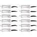 12PCS Eyebrow Shaping Tool Kits with Elastic Fixing Strap Silicone Material for Eyebrow Shapes (As Shown) - Buy Online on GoSupps.com
