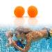 Silicone Earplugs 6 Pcs Protective Ear Plugs Reusable Sleep Earplugs Waterproof Anti-Noise Earbud for Sleep Swimming Orange - Buy Online on GoSupps.com