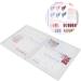 Nail Color Card Magnetic Buckle Design Utomatic Adsorption Digital Marking Clear Easy To Use Nail Swatch Book for Nail Art Works Display for Nail Salon - Buy Online on GoSupps.com