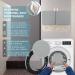 Bath Kneeler and Elbow Rest Set | Non-Slip Mat for Baby Bathing Comfort | Gray, Quick Drying, Arm Support, Pockets - Buy Online on GoSupps.com