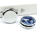 Portable 3 Compartment Pill Box - Blue Killer Whale Travel Pill Organizer for Purse & Pocket - Buy Online on GoSupps.com