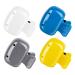 4 Pack Travel Toothbrush Head Covers Toothbrush Protector Cap Brush Pod Case Protective Portable Plastic Clip for Manual & Electric Toothbrush Household Travel Bathroom Camping School Business Yellow Blue Grey Wh...