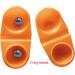 ZRM&E 20pcs Plastic Fishing Double Rattle Bait Alarm Sea Fishing Attractor Bell - Orange - Buy Online on GoSupps.com