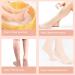 Moisturising Socks Anti Slip Elastic Silicone Socks for Women Comfortable Overnight Gel Socks Reusable Foot Moisturiser Socks for Repairing Dry Feet Cracked Heel Skin Color Calf Socks - Buy Online on GoSupps.com