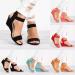 Rvidbe Women's Summer Espadrille Platform Wedge Sandals - Black, Size 7.5 - Buy Online on GoSupps.com
