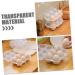 Alipis 2pcs Egg Storage Box Eggs Fridge Deviled Egg Tray Kitchen Egg Container - Trash Can - Buy Online on GoSupps.com