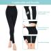 Footless Compression Pantyhose for Women & Men - 20-30 mmHg Support - Black, 2X-Large - Buy Online on GoSupps.com