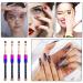 4 Pack Nail Art Clean Up Brushes - Nail Polish Remover Brush Set for Design & Mistake Cleaning - Buy Online on GoSupps.com