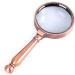 Reading Magnifiers 10X Loupe 80mm Glass Lens Handheld Retro Detachable Handle Ideal for Reading Newspaper Map Jewellery Better Life