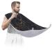 Black Marble Beard Bib Apron Beard Hair Catcher for Men Shaving Fathers Day Anniversary Christmas Gifts for Dad Husband Beard Bib with 2 Suction Cups