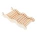 Scicalife wood hamster ladder bird toy wave sittets toys climbing toys 12cm rabbits bridge pet stairs for birds parching playground hammock swing