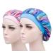 Kids Bonnets for Girls Sleeping Bonnets for Kids Curly Hair Satin Sleep Caps for Kids Satin Night Cap for Kids Black Girls Blue+pink