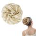 CPJJ 1 item Fluffy meatball head Hair ponytail extension Fake ponytail Hairpiece Hair Ribbon Ponytail Extensions Hair Extensions Wavy Curly Messy Hair Bun Extensions Donut Hair Chignons(A)