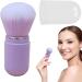 Retractable Foundation Brush - Travel Powder Brush Portable Face Brush with Lid for Foundation Blush Bronzer & Powder Travel Friendly purple - Buy Online on GoSupps.com