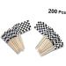 HOMSFOU 400 Pcs Mini Checkered Picks Mini Racing Flag Picks Racing Flags for Cakes Mini Checkered Topper Checkered Flag Picks Mini Cupcake Checkered Flag Toppers Toothpick Bamboo Dessert - Buy Online on GoSupps.com