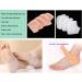 Silicone Heel Protectors - 4 Pairs for Cracked Heel Relief & Plantar Fasciitis Support - Buy Online on GoSupps.com
