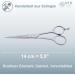 NTS-Solingen Silver Star Line 150 | Hairdressing Scissors | Matte | Satin | Made in Solingen | 5.5 Inches Approx. 14 cm | Professional Scissors for Hair Cutting - Buy Online on GoSupps.com