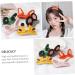 FRCOLOR 3 Sets of 6 Knitted Duckbill Hair Clips Hair Clips Hair Clip for Girls Dart Disc Children's Hair Pin Hair Clip Tiara Headdress for Children Hair Clips Frog - Buy Online on GoSupps.com