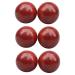 FRCOLOR 6 STK portable devices Portable devices Hand massager Chinese medicine balls Stressball Massageball Chinese style massage ball ball on the wrist balls Miss Ball Red