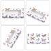 20 Piece Glitter Paper Empty Lash Boxes Wholesale - Butterfly Design with Disposable Mascara Wands - Eyelashes Packaging Box for False Lashes Storage - Buy Online on GoSupps.com