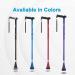 Rehand All Terrain Walking Cane - Foldable Colorful Mobility Aid for Seniors - Romance Purple - Buy Online on GoSupps.com