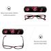 BEZAX High Definition Reading Glasses for Elderly - Stylish Diamond Frame - Ships Internationally - Buy Online on GoSupps.com