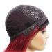 Burgundy Red Ombre Wine Long Wavy Wig with Bangs - 24 Inches Heat Resistant Synthetic Wig for Black Women - Daily Cosplay - Buy Online on GoSupps.com