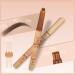 Microblade Eyebrow Waterproof Eyebrow | Eyebrow Makeup with Natural-Looking Microblading Eye Brow Pencil with -4 Tip for Mother Makeup Lover Pochy Dark Brown - Buy Online on GoSupps.com