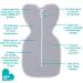 Love To Dream Swaddle UP - Ideal Fabric for 20-24 C, Arms Up Position, Twin Zipper, Grey Small - Buy Online on GoSupps.com