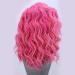 Shop Womens Long Pink Curly Wig - 70s 80s 50s Retro Cosplay | Brazilian Synthetic Hair - Buy Online on GoSupps.com