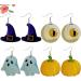 SOIMISS 4 Halloween Earrings Ladies Earrings Halloween Bag Stuffer Erings Ear Decoration Miss Cosplay Ghost - Buy Online on GoSupps.com