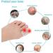 PEDIMEND Silicone Gel Breathable Toe Cover for Blister and Calluses (1PAIR) - Big Toe Protectors - for Missing or Ingrown Toenails - Protect Bruised or Black Toenail - Unisex - Foot Care - Buy Online on GoSupps.com