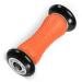 H&S foot massage hedgehog ball - fascia roll foot - foot massage roller for the fascia massage - scooter for hand & foot made of silicone with knobs for stress relief & relaxation - orange