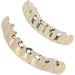 Hip Hop Teeth Set - Golden Alloy Braces for Halloween Festival Party - Protect & Decorate Your Smile - Buy Online on GoSupps.com