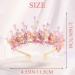 IYOU Princess Wedding Headband Crown Purple Flower Hair Bands Tiaras Crystal Bridal Hair Accessories for Girls - Buy Online on GoSupps.com