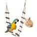 Rockyin Pet Hamster Soft Long Climbing Rope Ladder Parrot Squirrel Suspension Bridge for Birds Toy - Buy Online on GoSupps.com