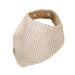 Surakey Muslin Baby Bibs 100% Cotton Baby Bandana Drool Bibs Newborn Burp Cloth Saliva Towel for Girls Boys Drooling Teething Khaki