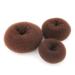 3Pcs Brown Hair Bun Donut Maker - Stylish Knot Tools for Updos | Chignon Accessories for Women & Girls - Buy Online on GoSupps.com