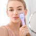 Heated Eyelash Curler | Portable Electric Lash Curling Tool Rapid Heat-up Eye Lash Curler with Temperature Control 3 Modes Silicone Pad for Quick Natural Eye Lashes Purple - Buy Online on GoSupps.com